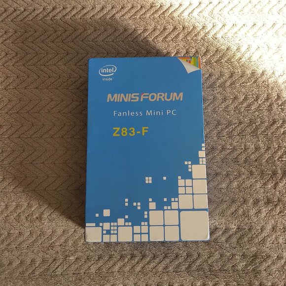 Minisforum Fanless Mini PC Z83-F - Black - 64GB Storage - 4GB RAM